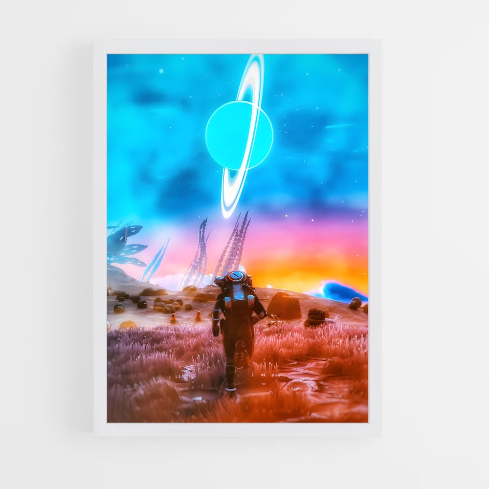 Poster man de sky – affiche No man sky (vue 3)